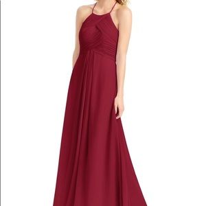 Azazie Burgundy Ginger Bridesmaid Dress